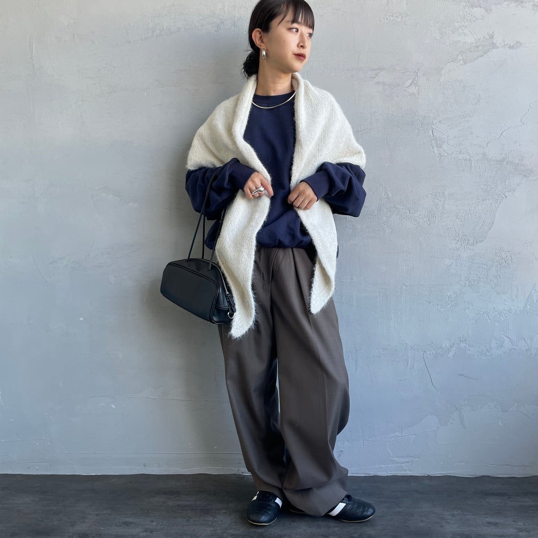 nenom [ネノム] マルチWAYニットスカーフ [NE25131031] 02 NATURAL