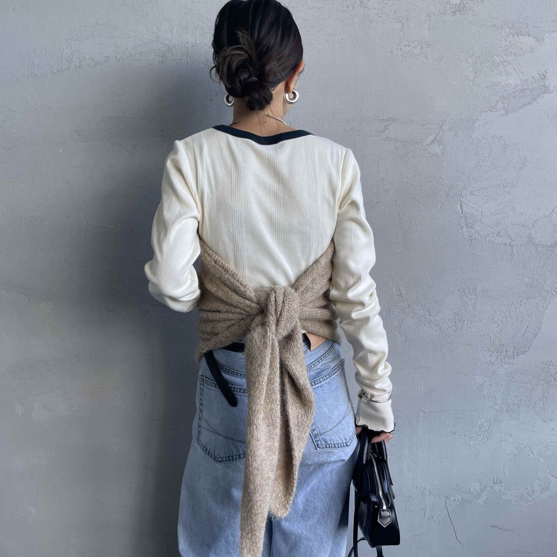 nenom [ネノム] マルチWAYニットスカーフ [NE25131031] 22 BEIGE