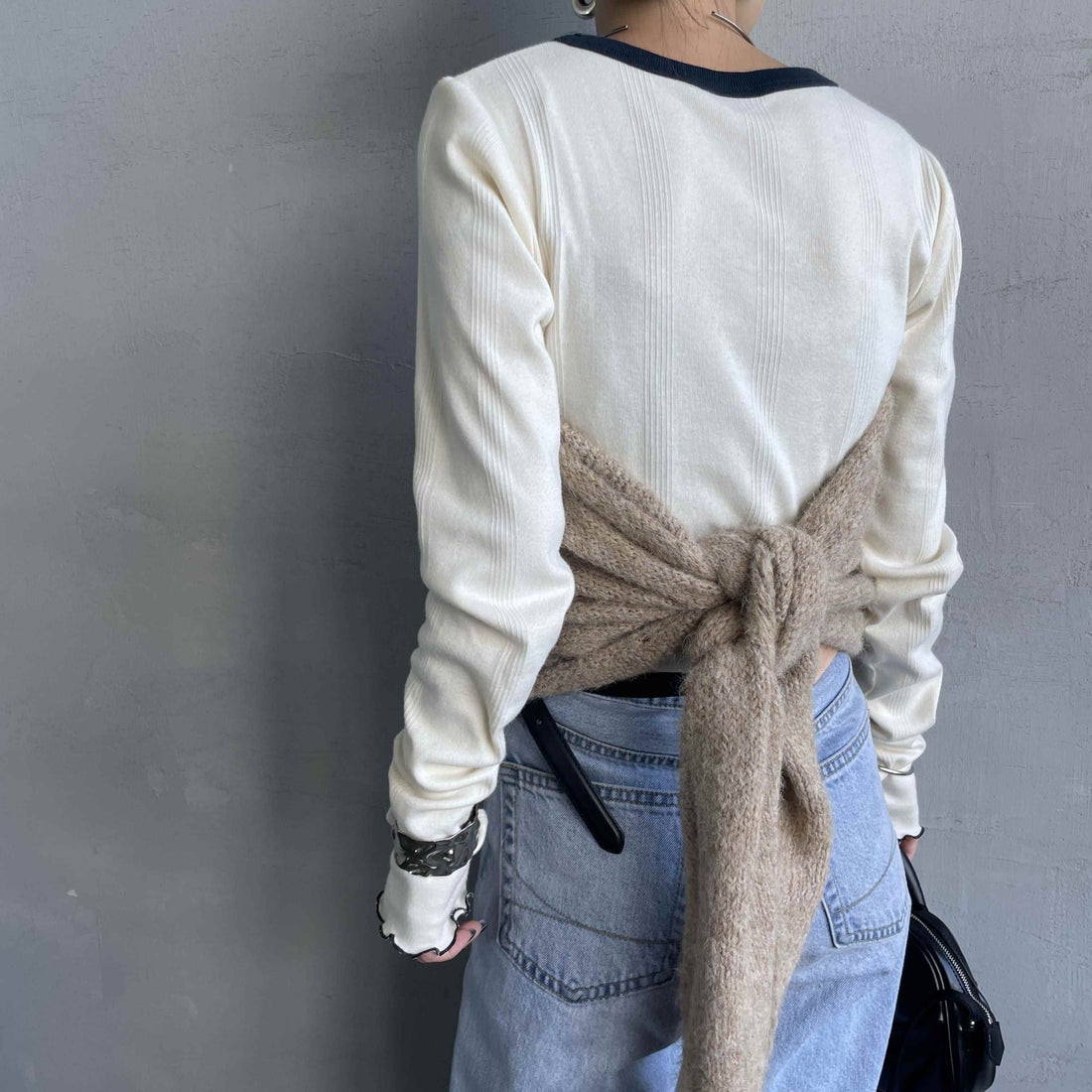 nenom [ネノム] マルチWAYニットスカーフ [NE25131031] 22 BEIGE