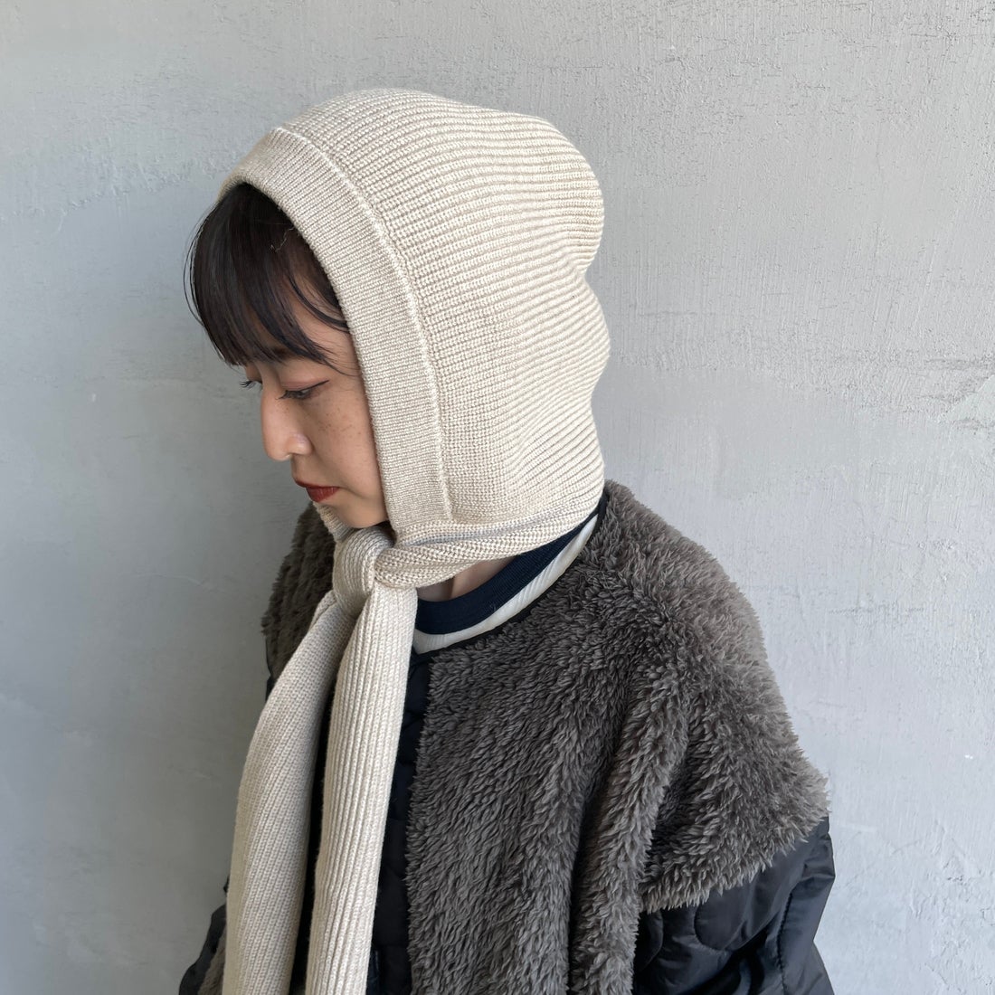 nenom [ネノム] バラクラバフードマフラー [NE25131029] 22 BEIGE