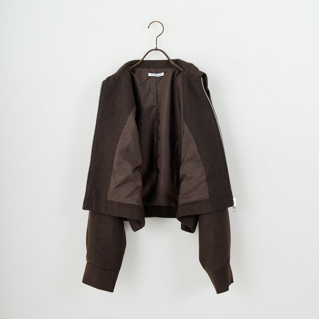 Noir Fabrik [ヌワールファブリック] ジップジャケット [IN2-JK-5] BROWN