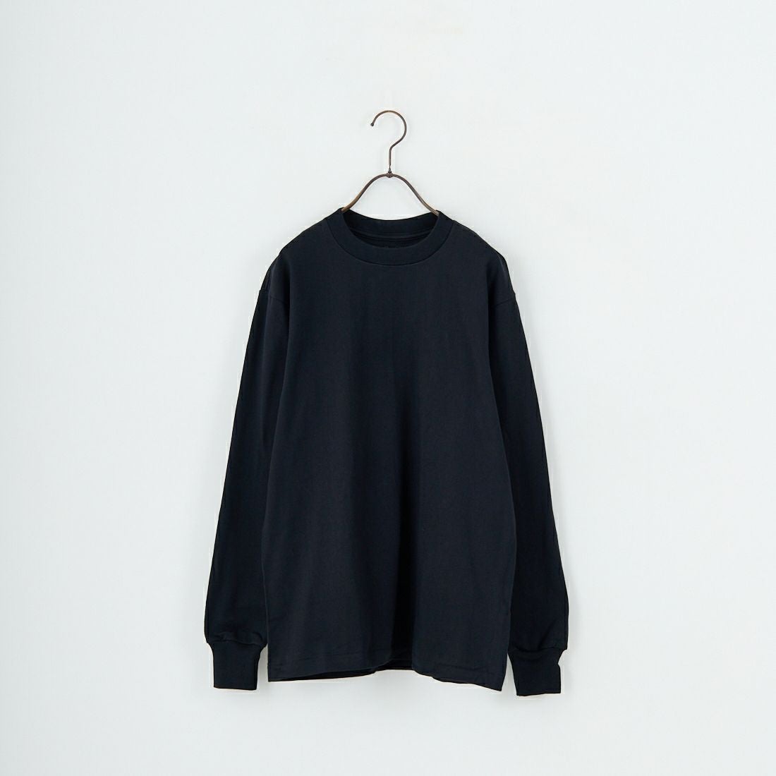 Hanes [ヘインズ] KURO クルーネックロングスリーブTシャツ [HM4-C201] 090 ﾌﾞﾗｯｸ