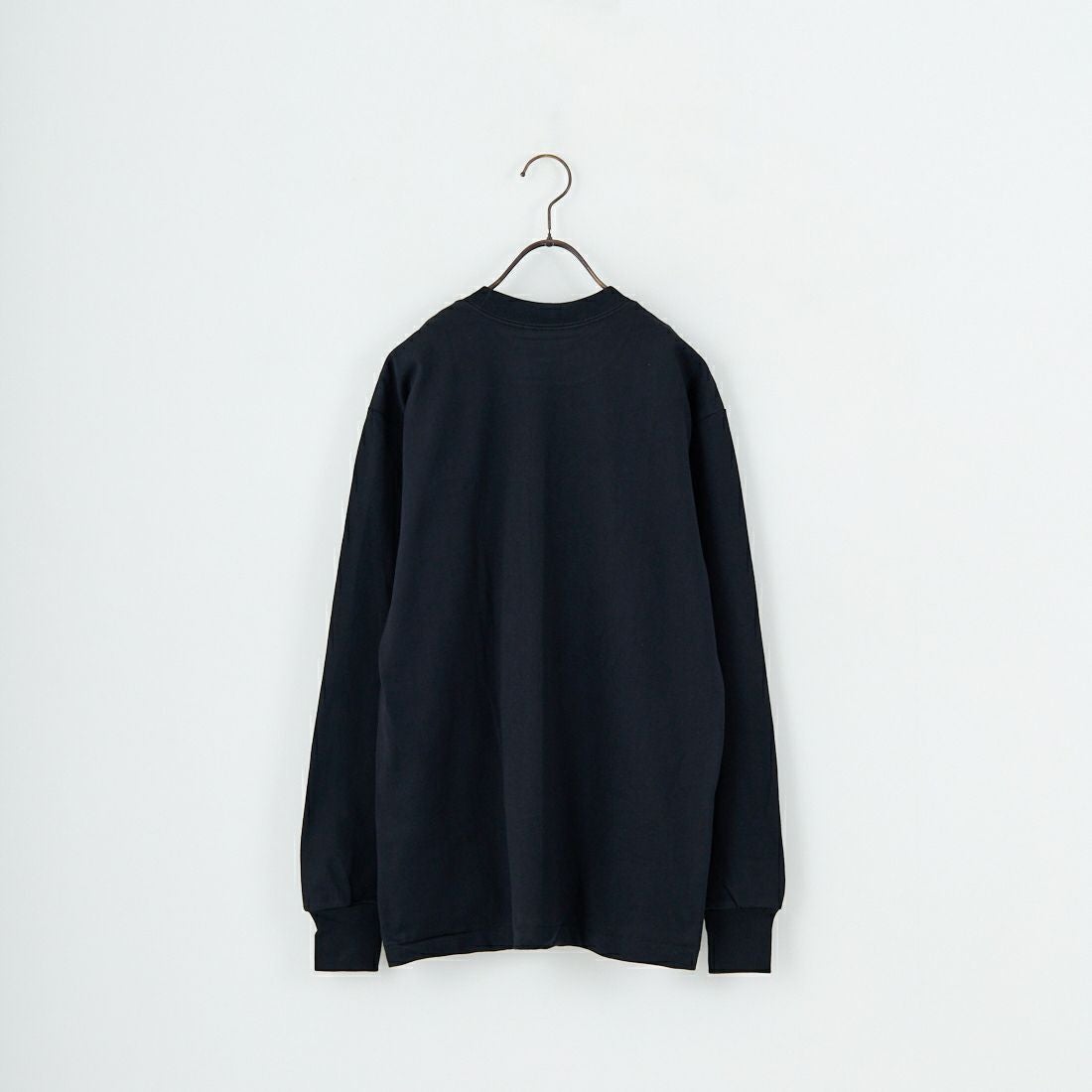 Hanes [ヘインズ] KURO クルーネックロングスリーブTシャツ [HM4-C201] 090 ﾌﾞﾗｯｸ