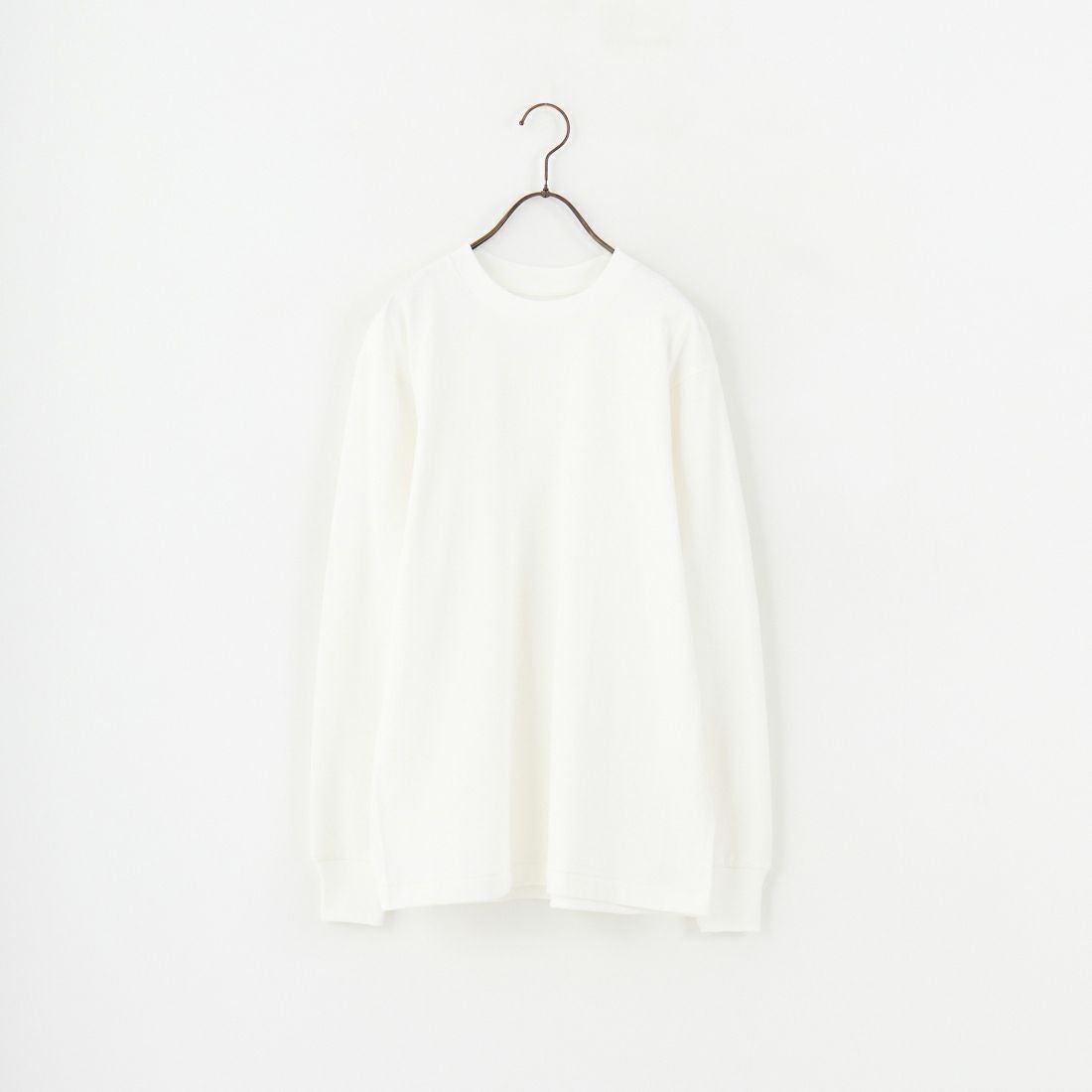 Hanes [ヘインズ] SHIRO クルーネックロングスリーブTシャツ [HM4-A201] 010 ﾎﾜｲﾄ