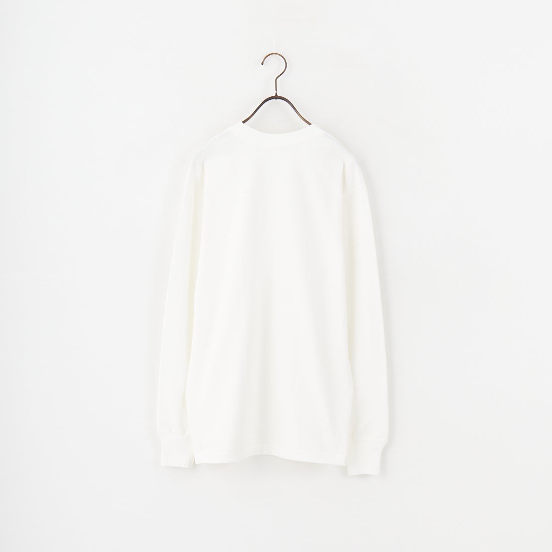 Hanes [ヘインズ] SHIRO クルーネックロングスリーブTシャツ [HM4-A201] 010 ﾎﾜｲﾄ