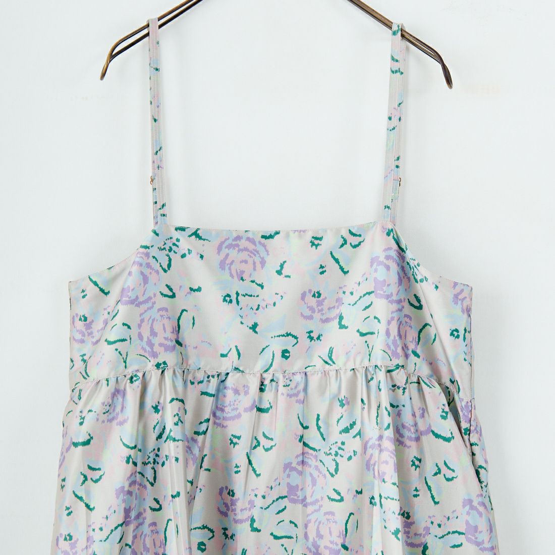 ne Quittez pas [ヌキテパ] フラワープリントキャミドレス [010552FG2] 51 ECRU