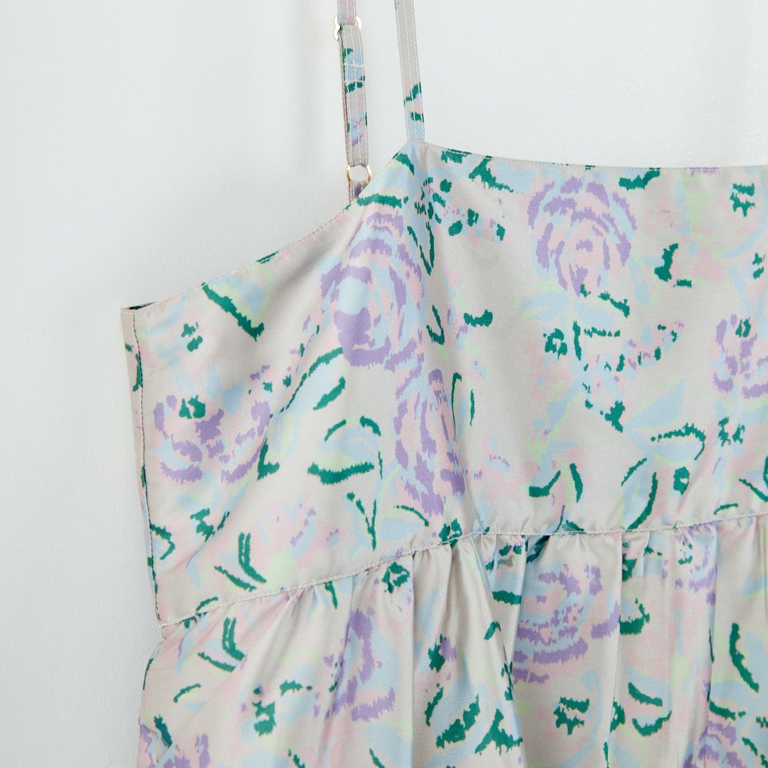 ne Quittez pas [ヌキテパ] フラワープリントキャミドレス [010552FG2] 51 ECRU