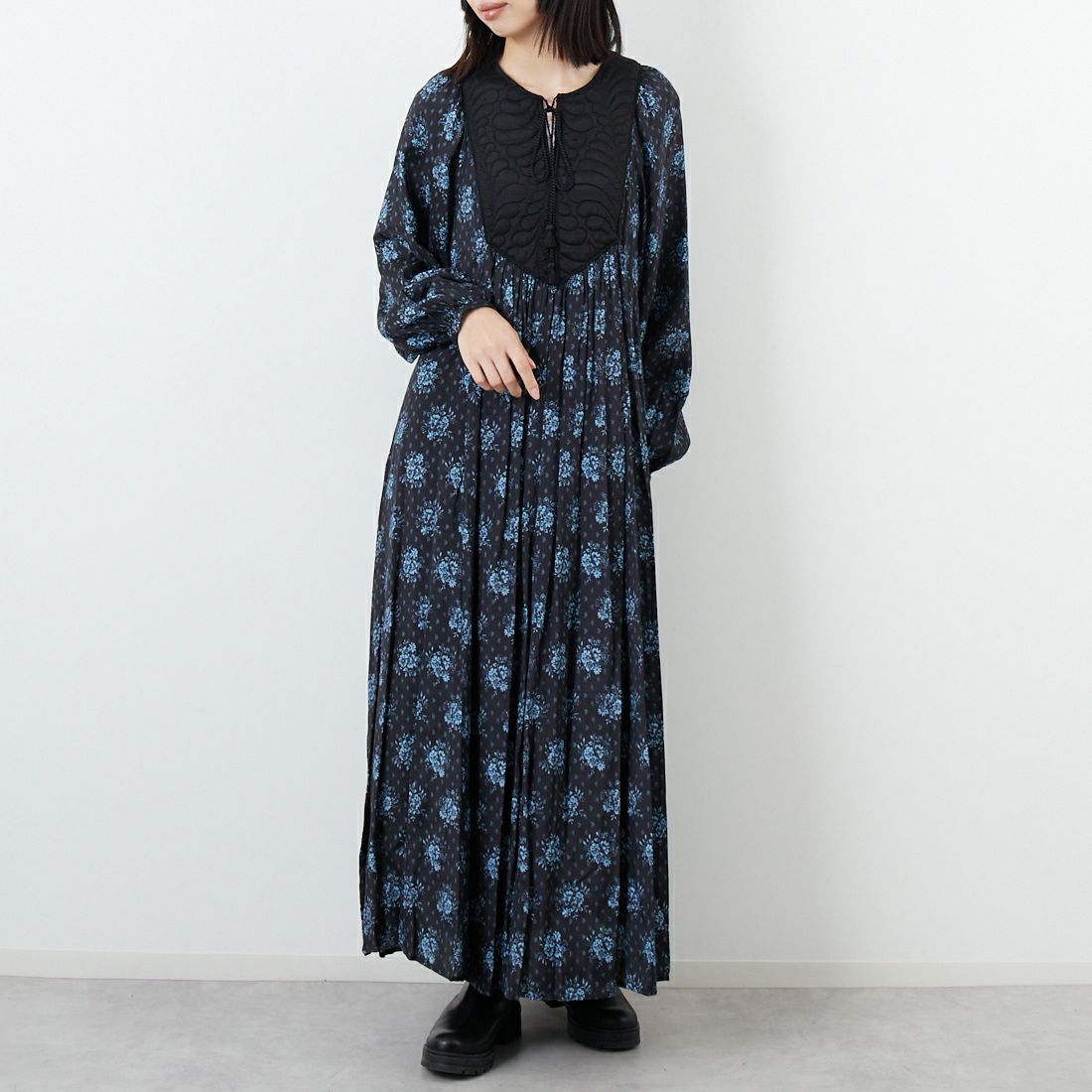 ne Quittez pas [ヌキテパ] フラワープリントキャミドレス [010552FG2