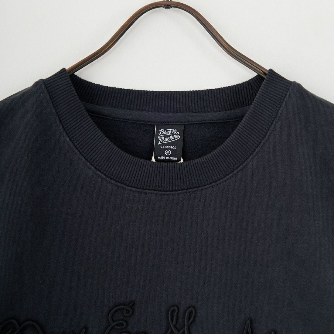 DEUS EX MACHINA [デウス エクス マキナ] ヌードル クルーネックスウェット [DMF258530] BLACK