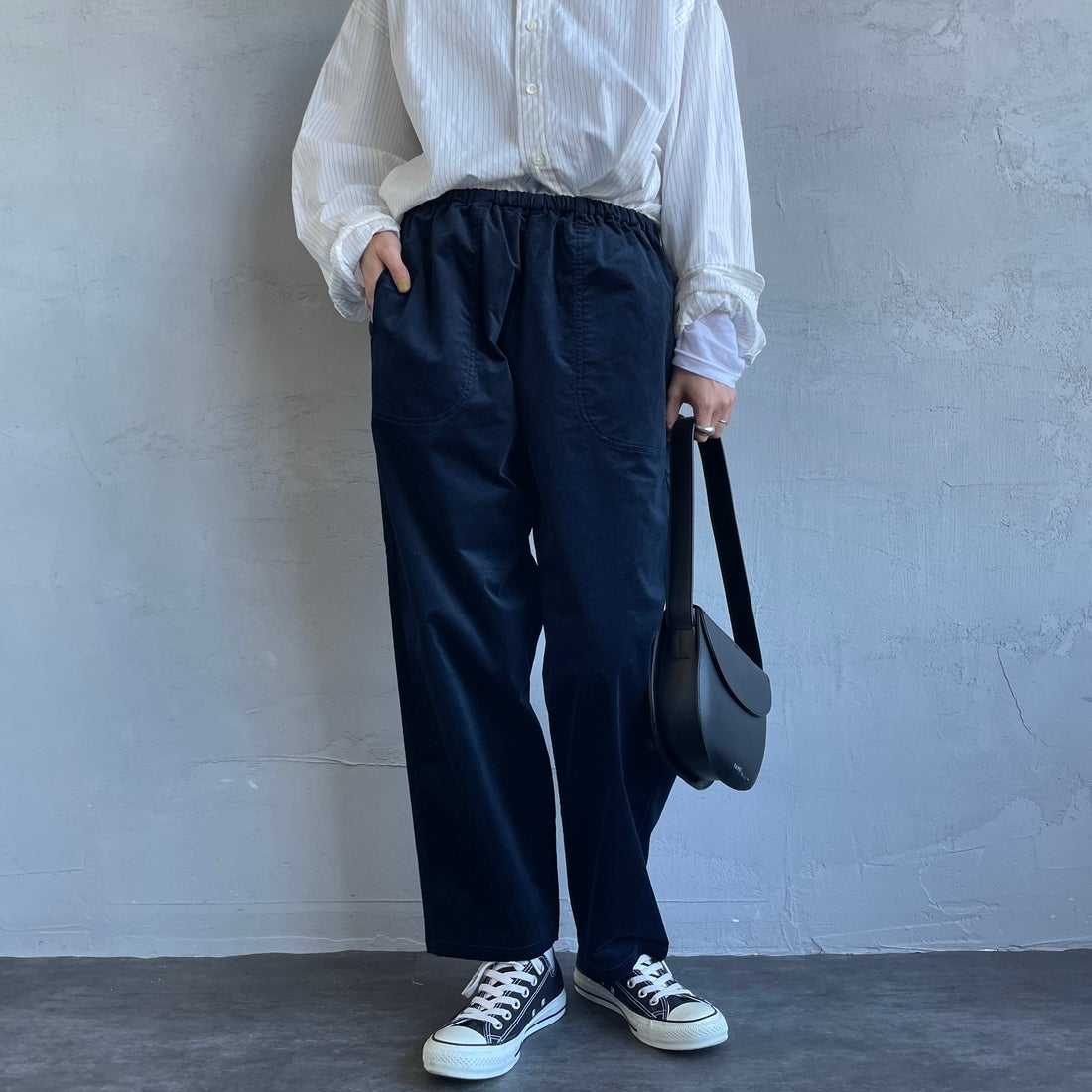 DK.BLUE&&モデル身長：158cm 着用サイズ：36&&