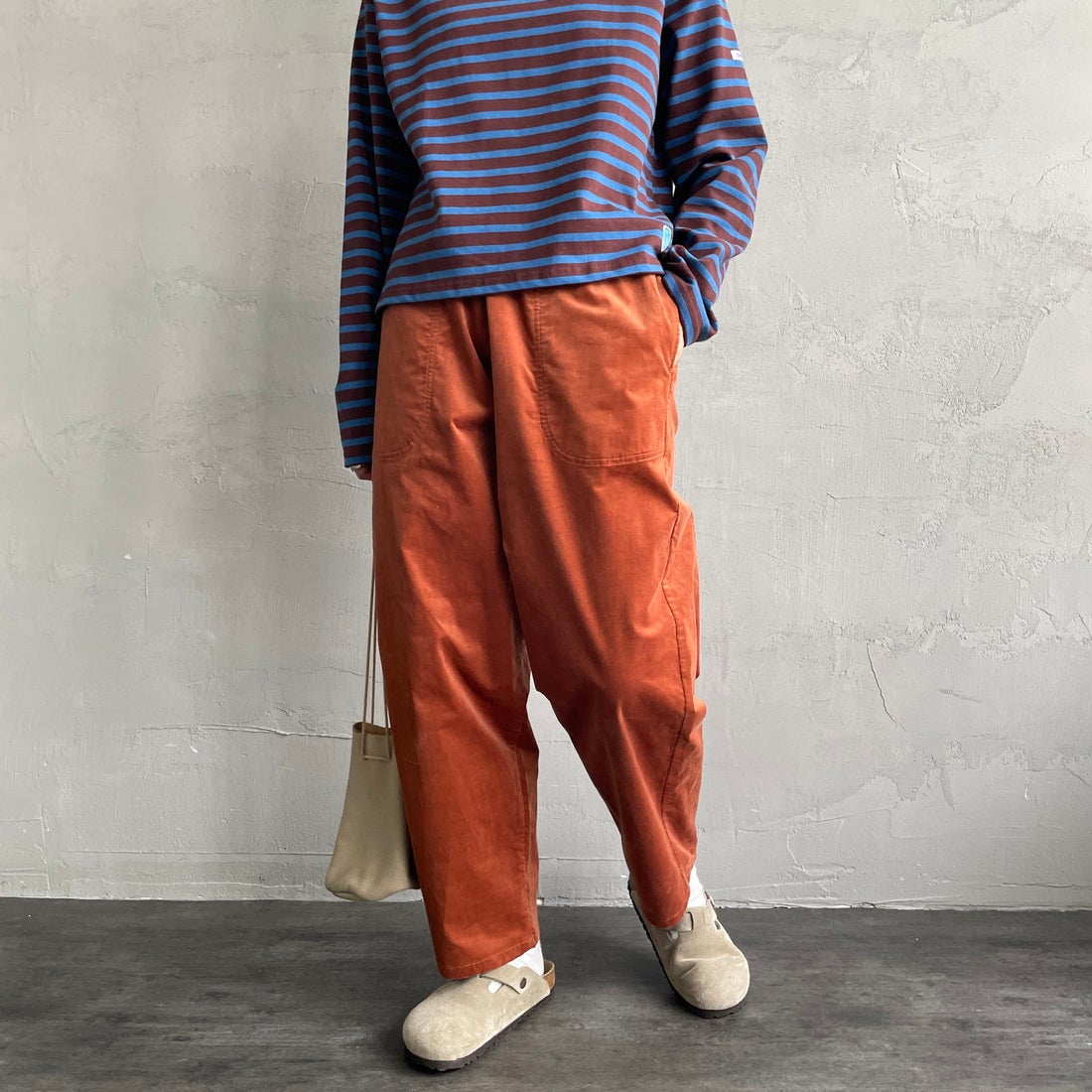 DANTON [ダントン] ストレッチコーデュロイ イージーパンツ [JD