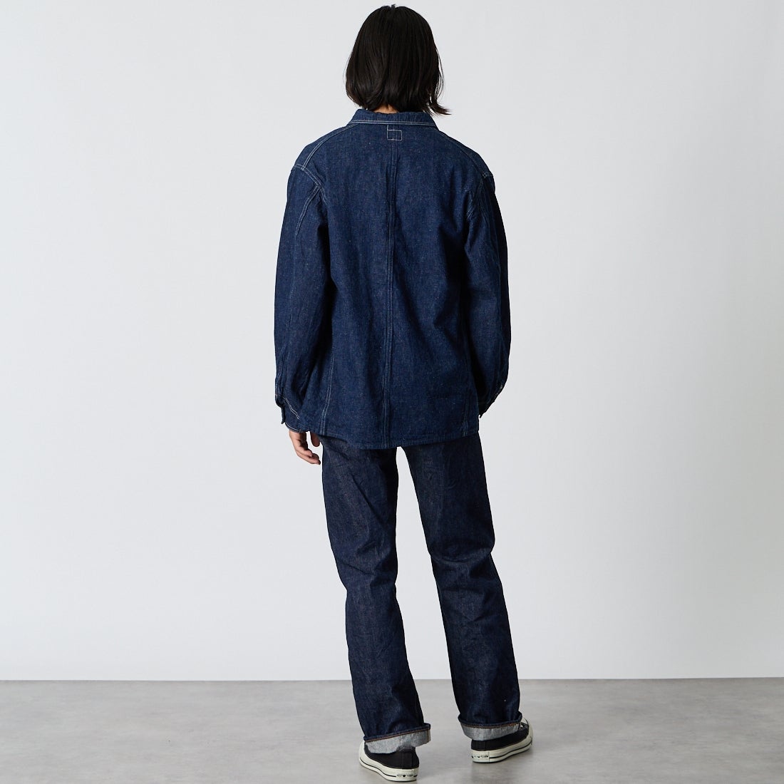 orSlow [オアスロウ] 66モデル スタンダードデニムパンツ [01-1056] 81 ONE WAS &&モデル身長：175cm 着用サイズ：2&&