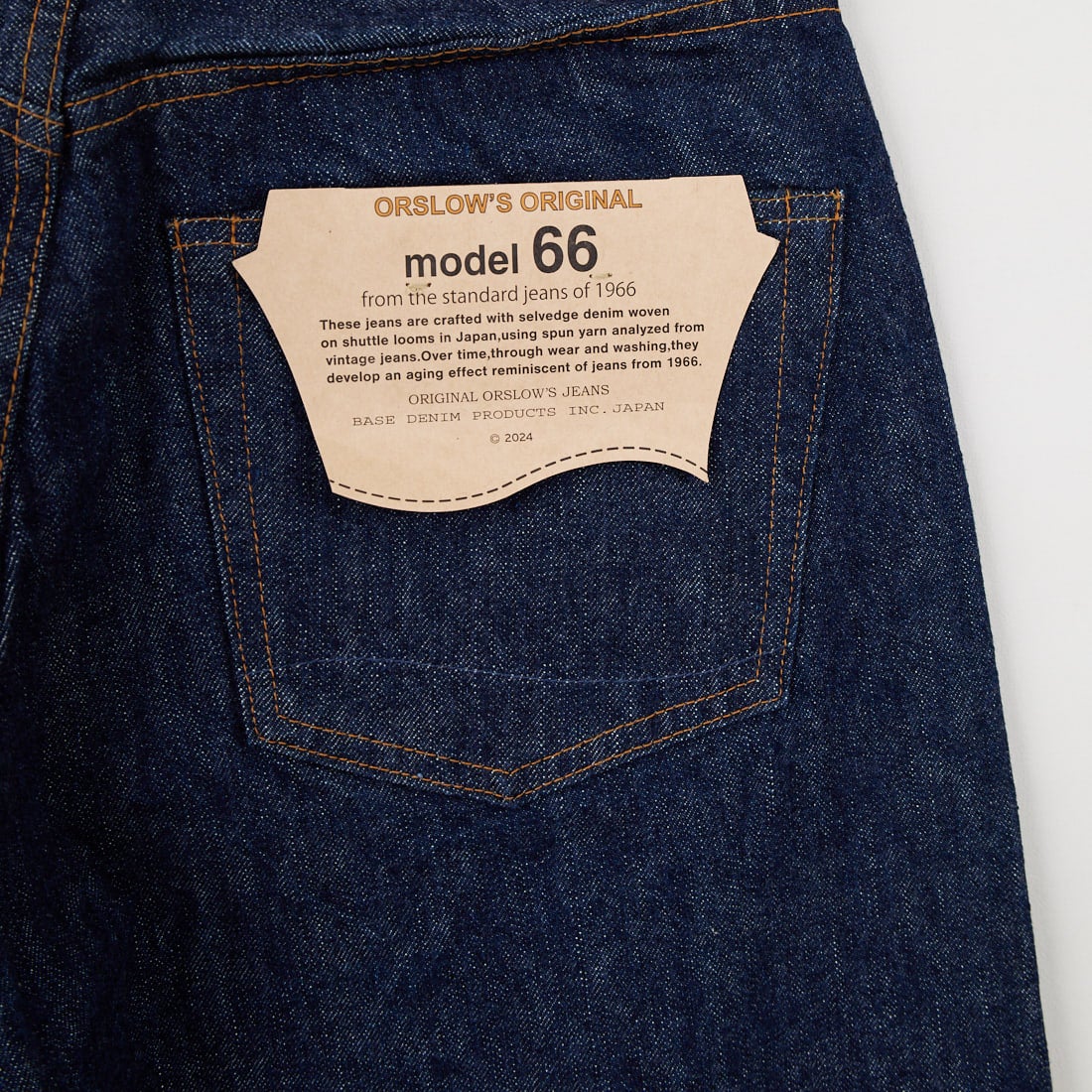 orSlow [オアスロウ] 66モデル スタンダードデニムパンツ [01-1056] 81 ONE WAS