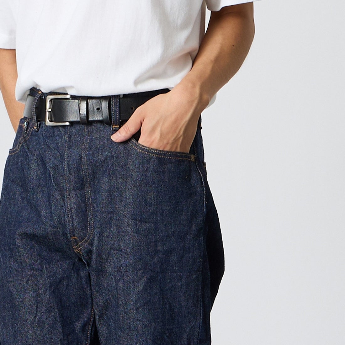 orSlow [オアスロウ] 66モデル スタンダードデニムパンツ [01-1056] 81 ONE WAS &&モデル身長：175cm 着用サイズ：2&&