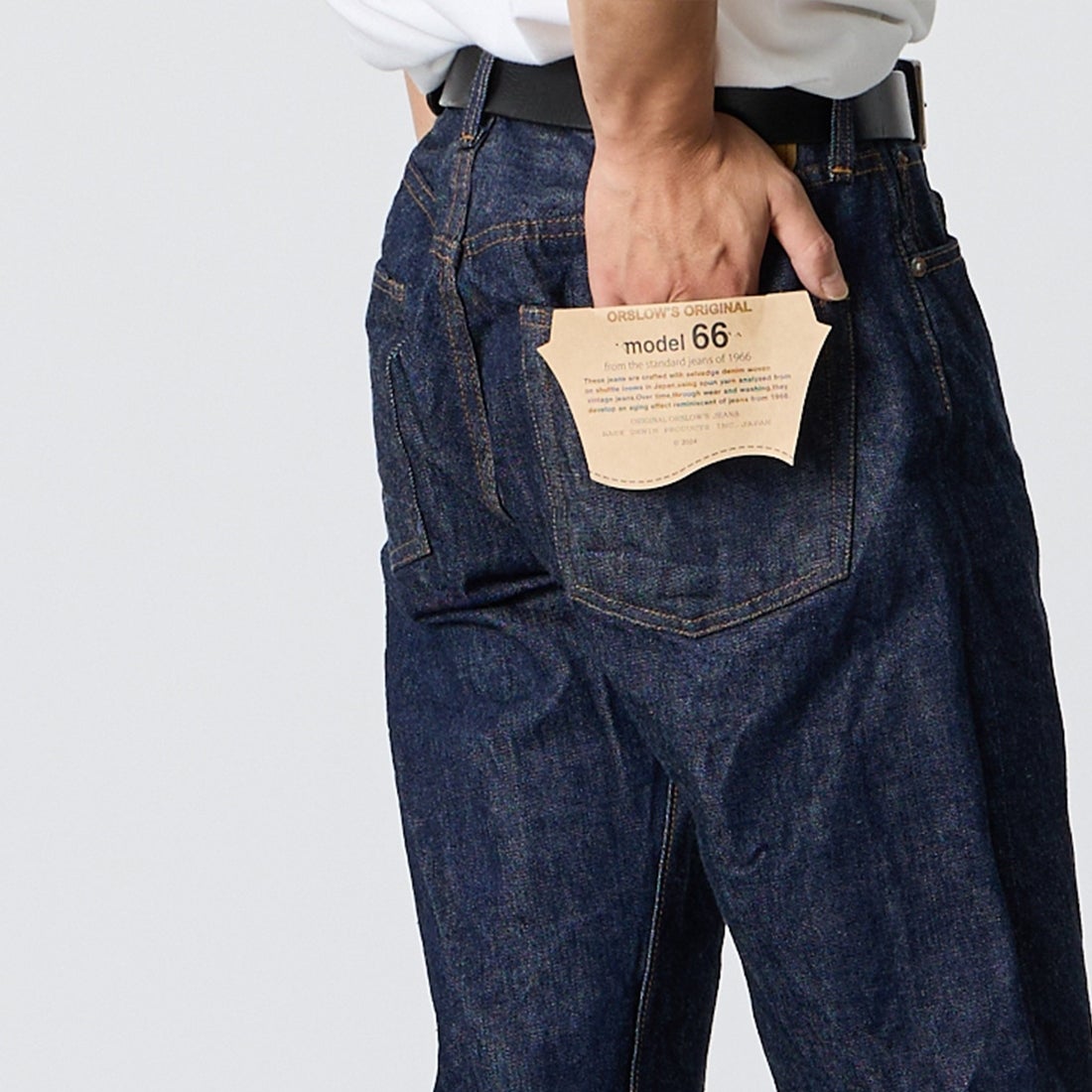 orSlow [オアスロウ] 66モデル スタンダードデニムパンツ [01-1056] 81 ONE WAS &&モデル身長：175cm 着用サイズ：2&&
