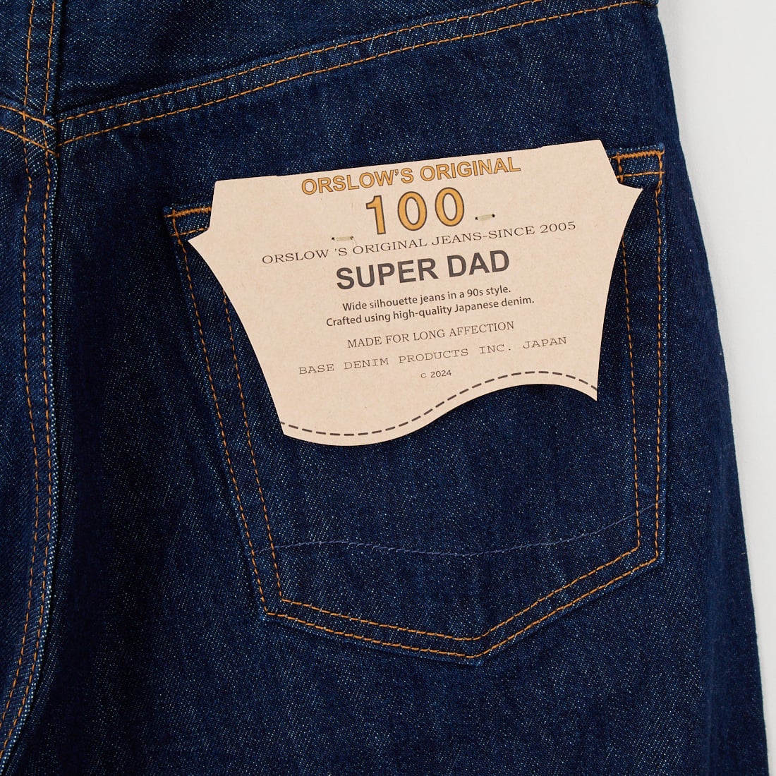 orSlow [オアスロウ] スーパーダッドデニムパンツ [01-1100W] 81 ONEWASH