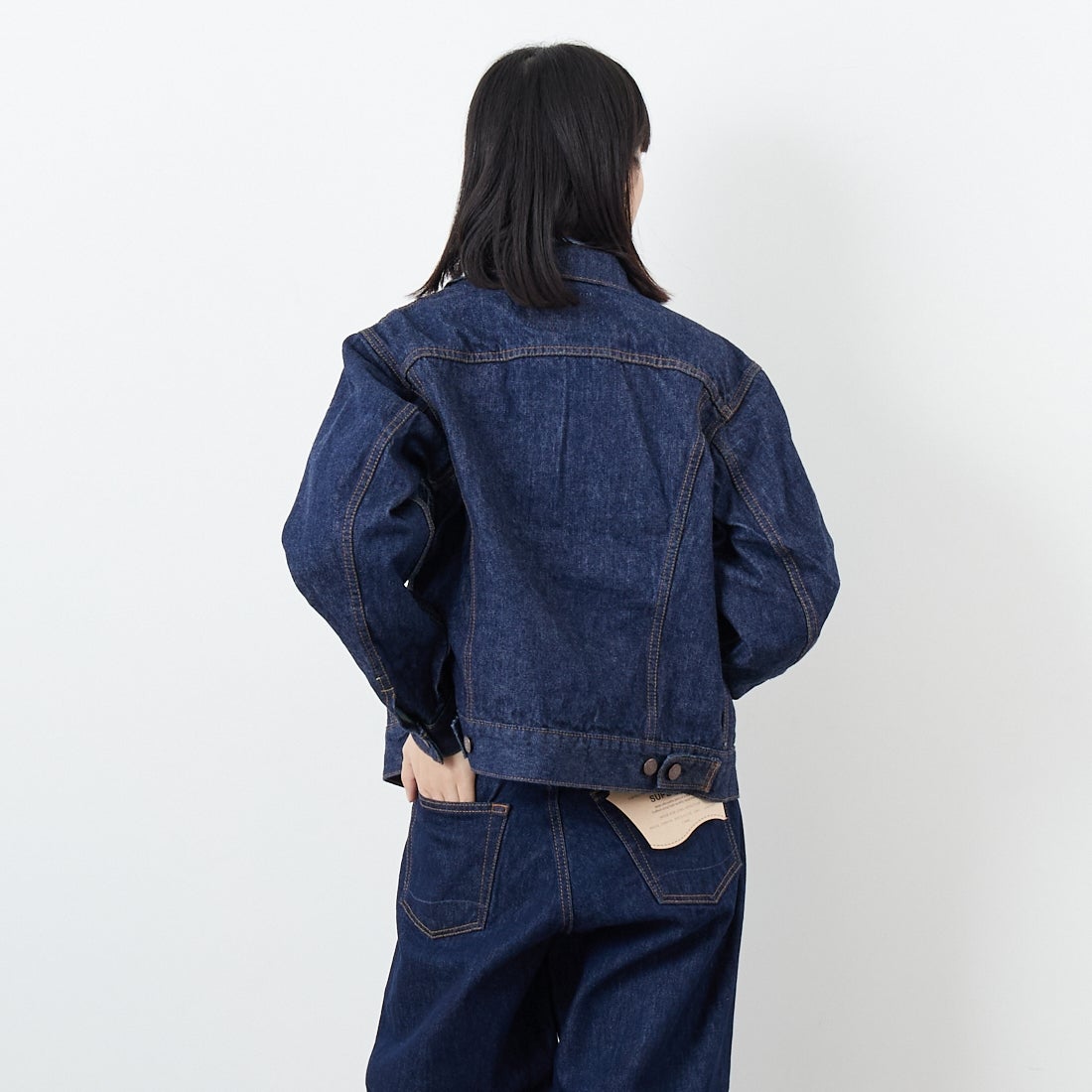 orSlow [オアスロウ] TYPE3 1960S デニムジャケット [01-6005] 81 ONEWASH &&モデル身長：162cm 着用サイズ：0&&