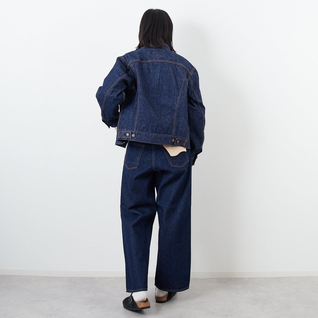 orSlow [オアスロウ] TYPE3 1960S デニムジャケット [01-6005] 81 ONEWASH &&モデル身長：162cm 着用サイズ：0&&