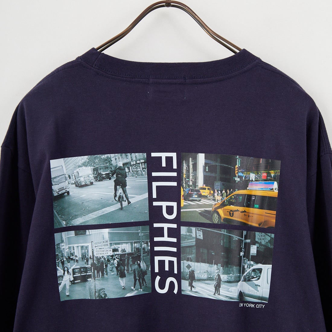 Filphies [フィルフィーズ] ロングスリーブプリントTシャツ [FP252PS00100] 79 NAVY