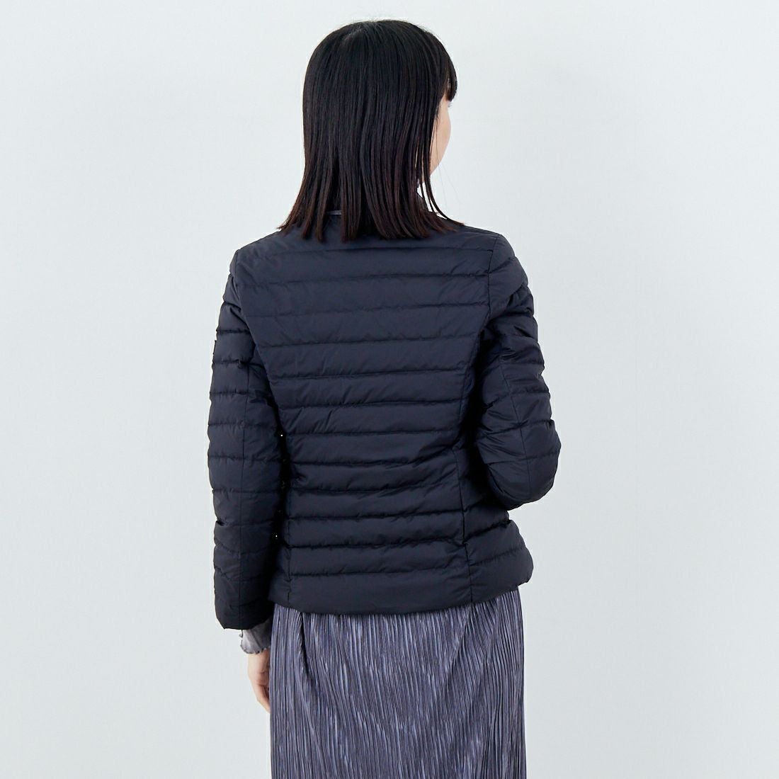 TATRAS [タトラス] NOKO ライトダウンジャケット [LJXA0027013588] BLACK &&モデル身長：162cm 着用サイズ：2&&