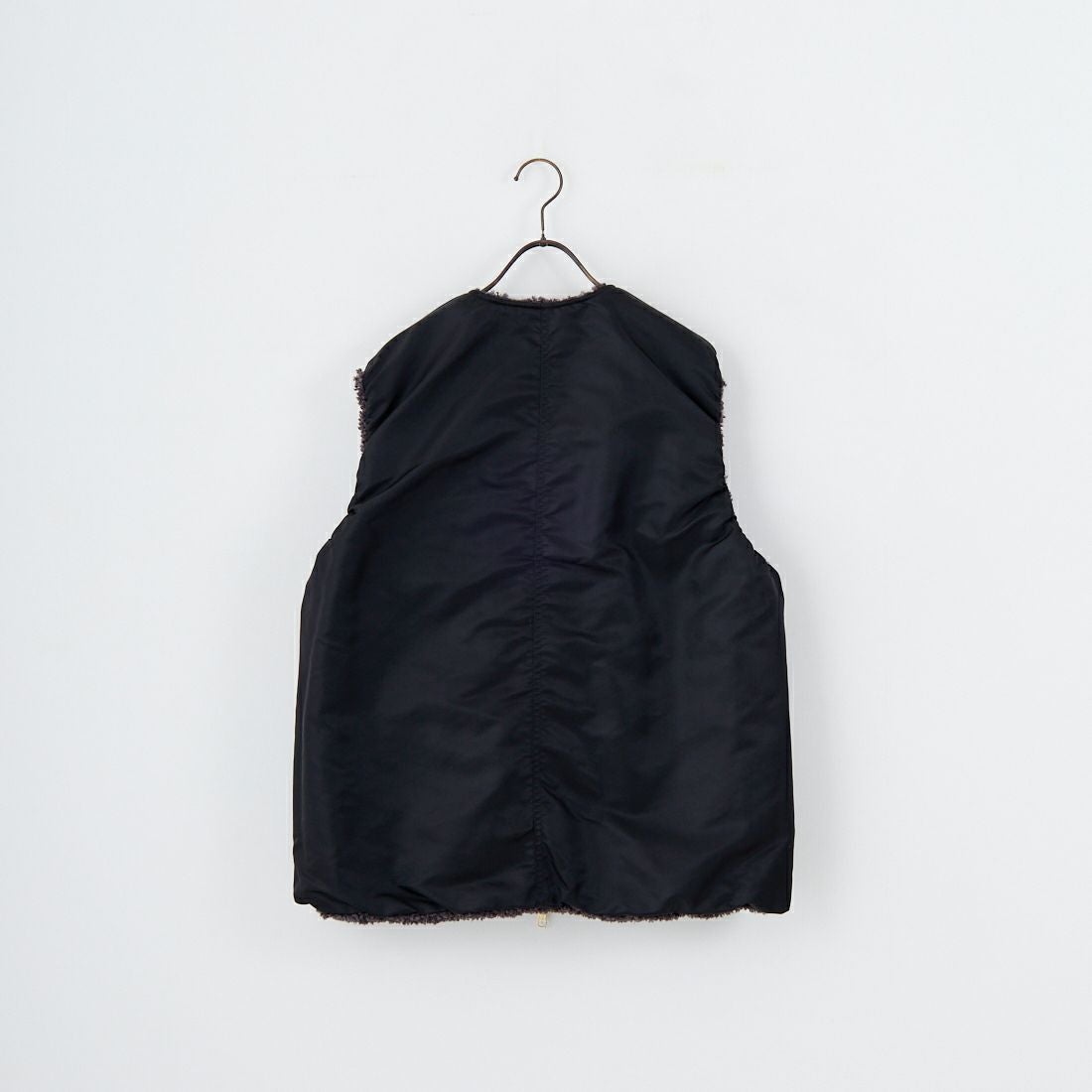 STELLA CIFFON [ステラシフォン] スーパーテディファー リバーシブルベスト [ST3-26102] 82 CHARCOA