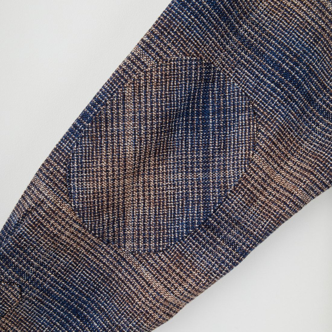 MANUAL ALPHABET [マニュアルアルファベット] チェックフランネルパッチシャツ [MA-S-808] NAVY