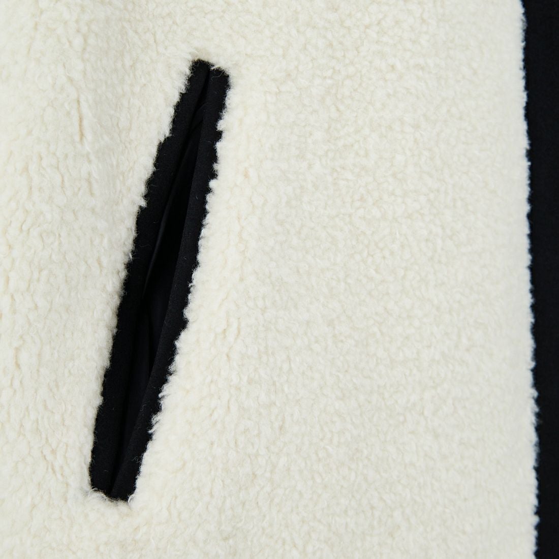 Jeans Factory Clothes [ジーンズファクトリークローズ] サイドファスナー リバーシブルボアベスト [157217] 01 ｵﾌﾎﾜｲﾄ