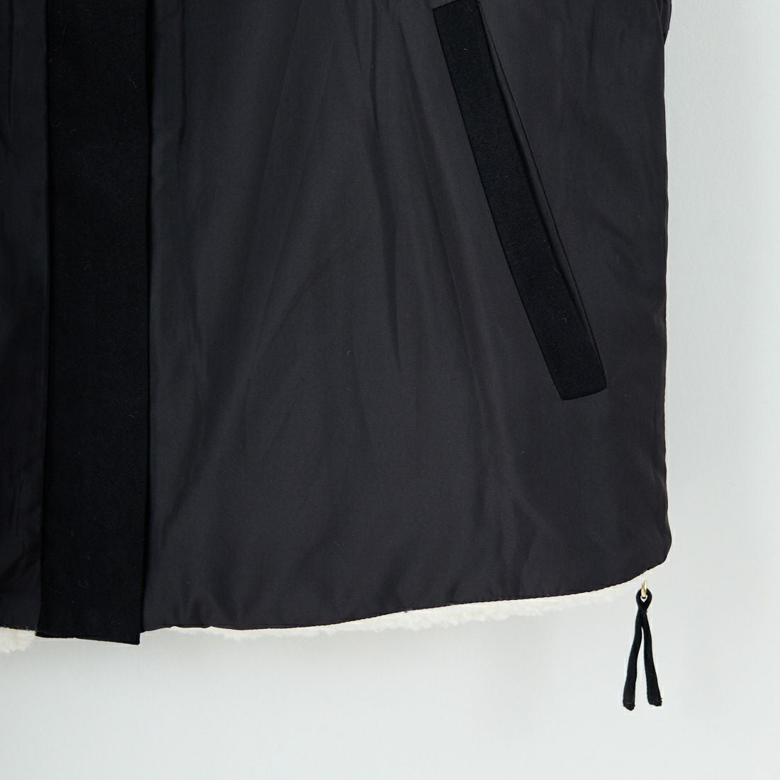 Jeans Factory Clothes [ジーンズファクトリークローズ] サイドファスナー リバーシブルボアベスト [157217] 01 ｵﾌﾎﾜｲﾄ