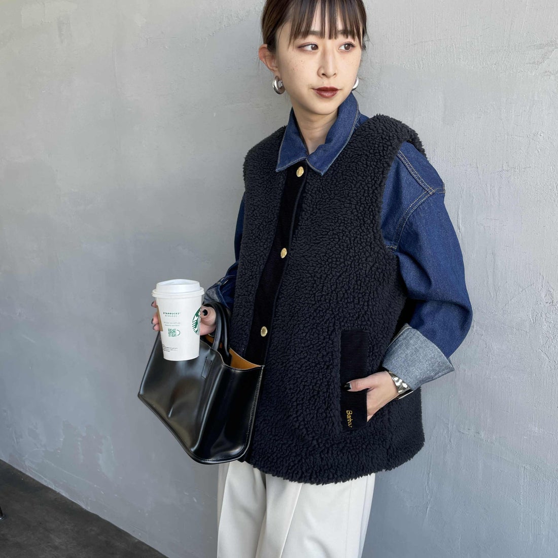 BLACK/CLAS&&モデル身長：150cm 着用サイズ：10&&