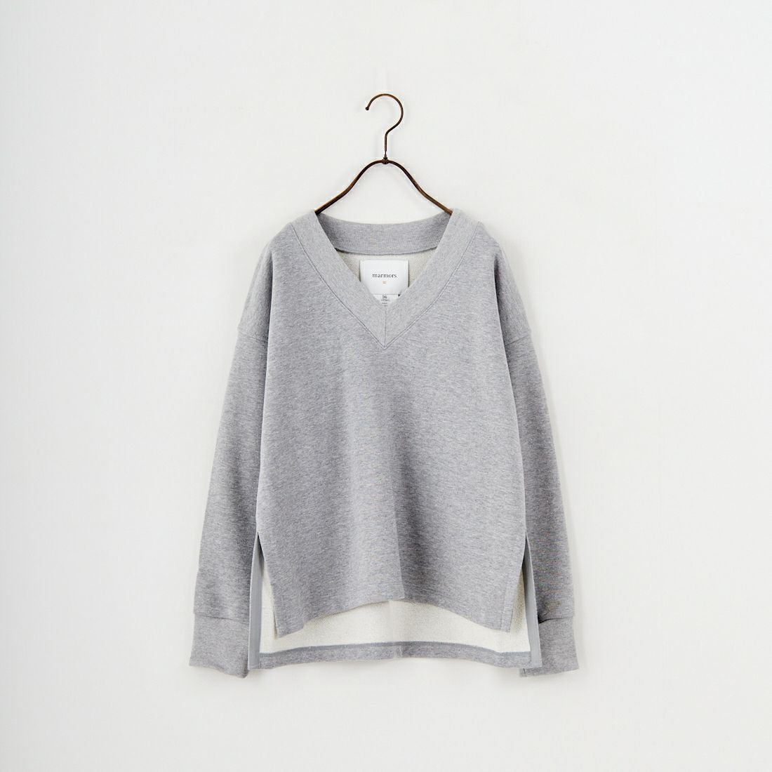 marmors [マルモア] ラメVネックスウェット [0225309121] GRAY