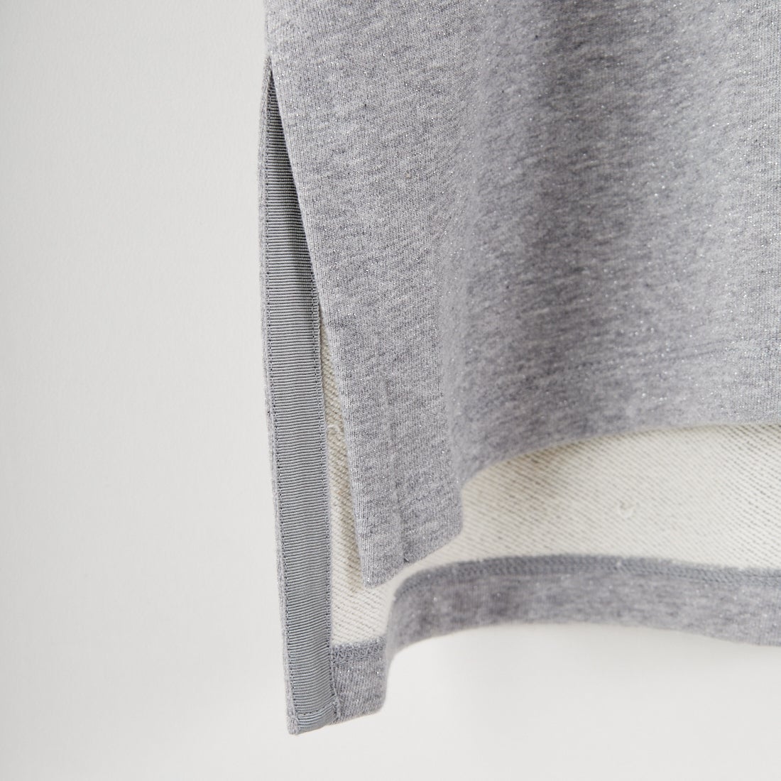 marmors [マルモア] ラメVネックスウェット [0225309121] GRAY