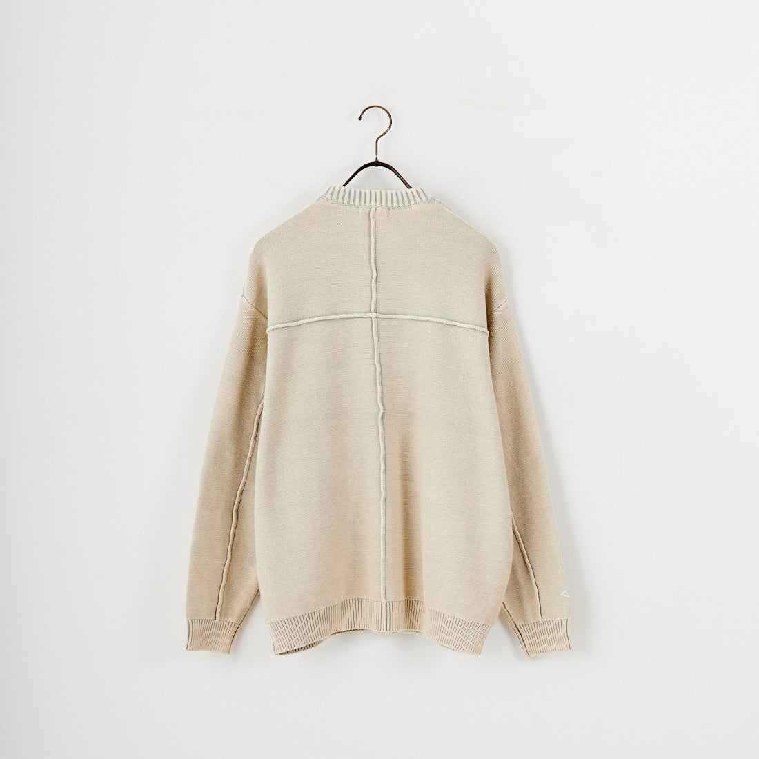 UMBRO HOUSE [アンブロハウス] クルーネックニットプルオーバー [UMHO25AW-KN01] ICE GRAY