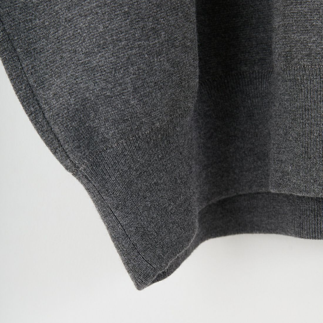 MICA&DEAL [マイカアンドディール] AMERICANA×MICA クルーネック刺繍ニット [0125308272] GRAY