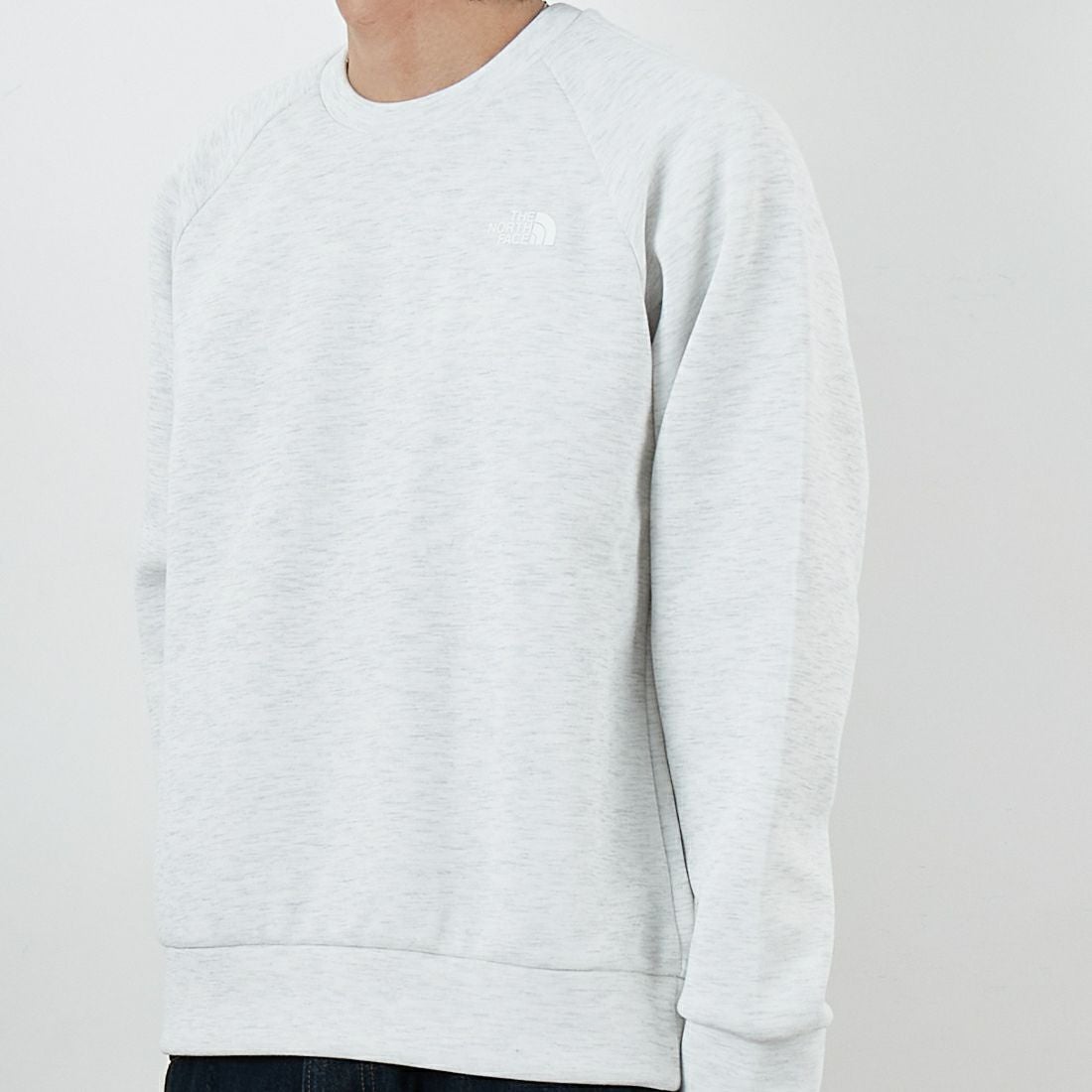 THE NORTH FACE [ザ ノースフェイス] テックエアースウェットクルー [NT62584] WX &&モデル身長：179cm 着用サイズ：M&&