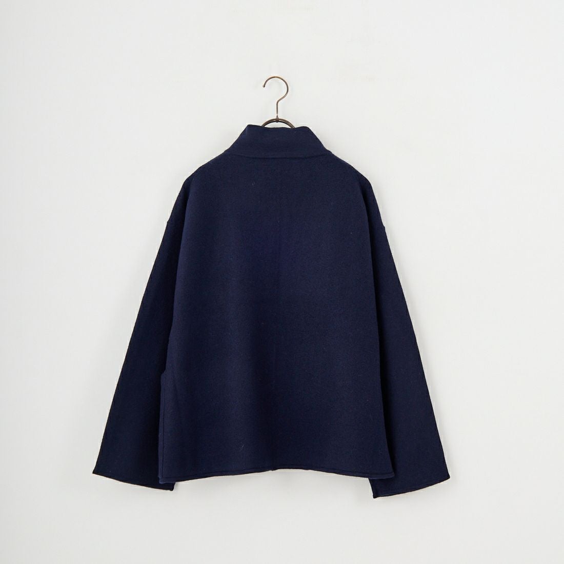 ORCIVAL [オーシバル] ウールジャージー スタンドジップカーディガン [OR-D0130KKW] DK.NAVY