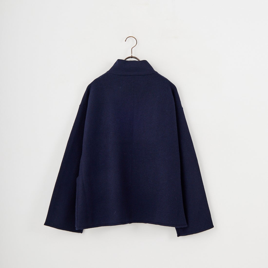 ORCIVAL [オーシバル] ウールジャージー スタンドジップカーディガン [OR-D0130KKW] DK.NAVY