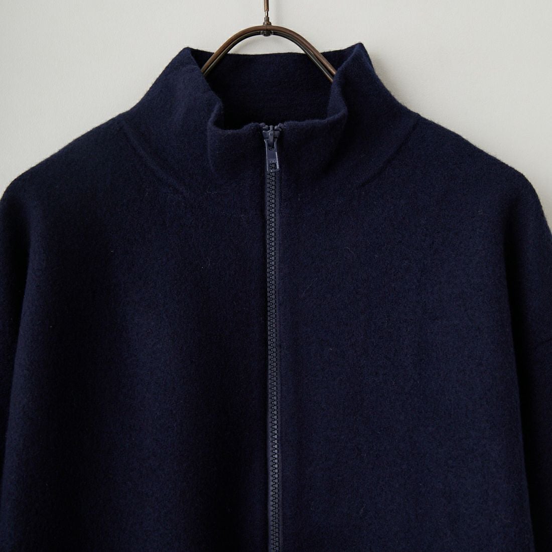 ORCIVAL [オーシバル] ウールジャージー スタンドジップカーディガン [OR-D0130KKW] DK.NAVY