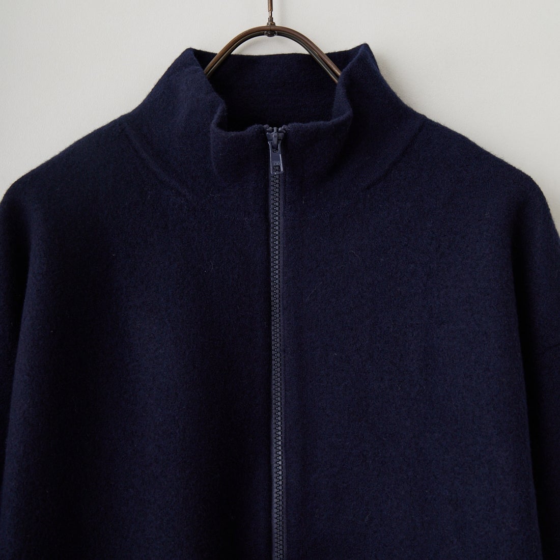 ORCIVAL [オーシバル] ウールジャージー スタンドジップカーディガン [OR-D0130KKW] DK.NAVY
