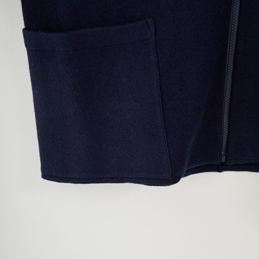 ORCIVAL [オーシバル] ウールジャージー スタンドジップカーディガン [OR-D0130KKW] DK.NAVY