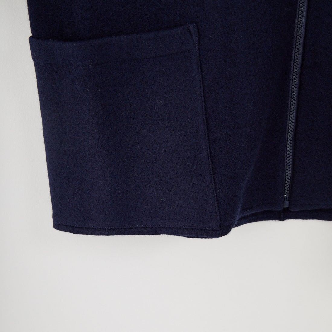 ORCIVAL [オーシバル] ウールジャージー スタンドジップカーディガン [OR-D0130KKW] DK.NAVY