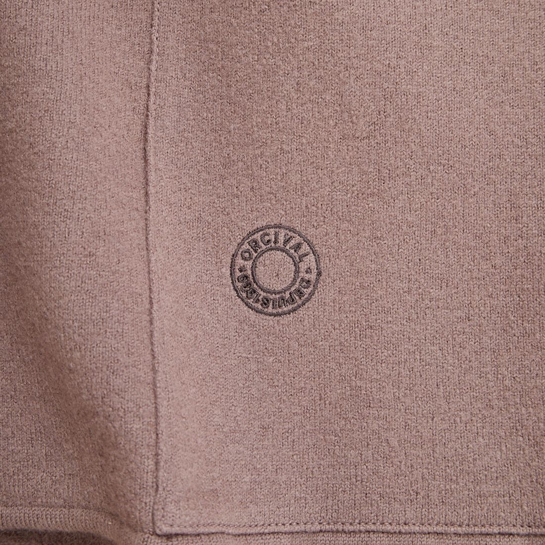 ORCIVAL [オーシバル] ウールジャージー スタンドジップカーディガン [OR-D0130KKW] TAUPE