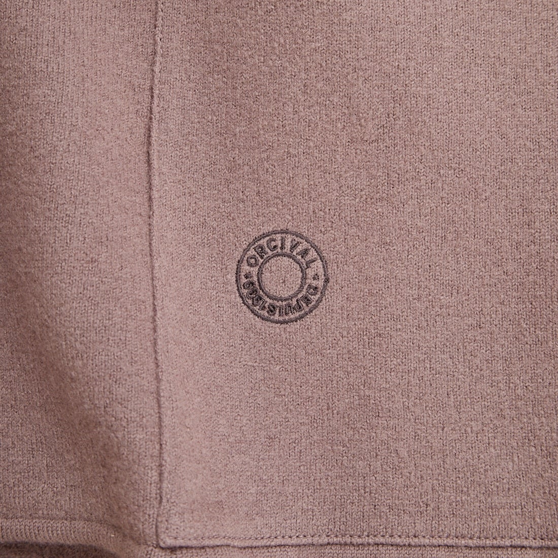 ORCIVAL [オーシバル] ウールジャージー スタンドジップカーディガン [OR-D0130KKW] TAUPE