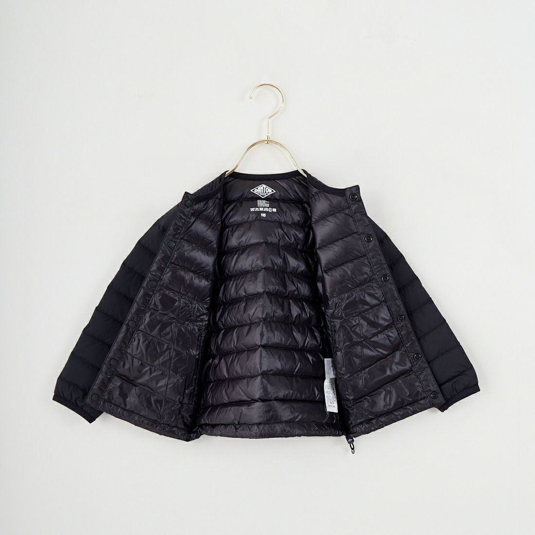 DANTON [ダントン] キッズ インナーダウン ジャケット [DT-A0047RRT] BLACK