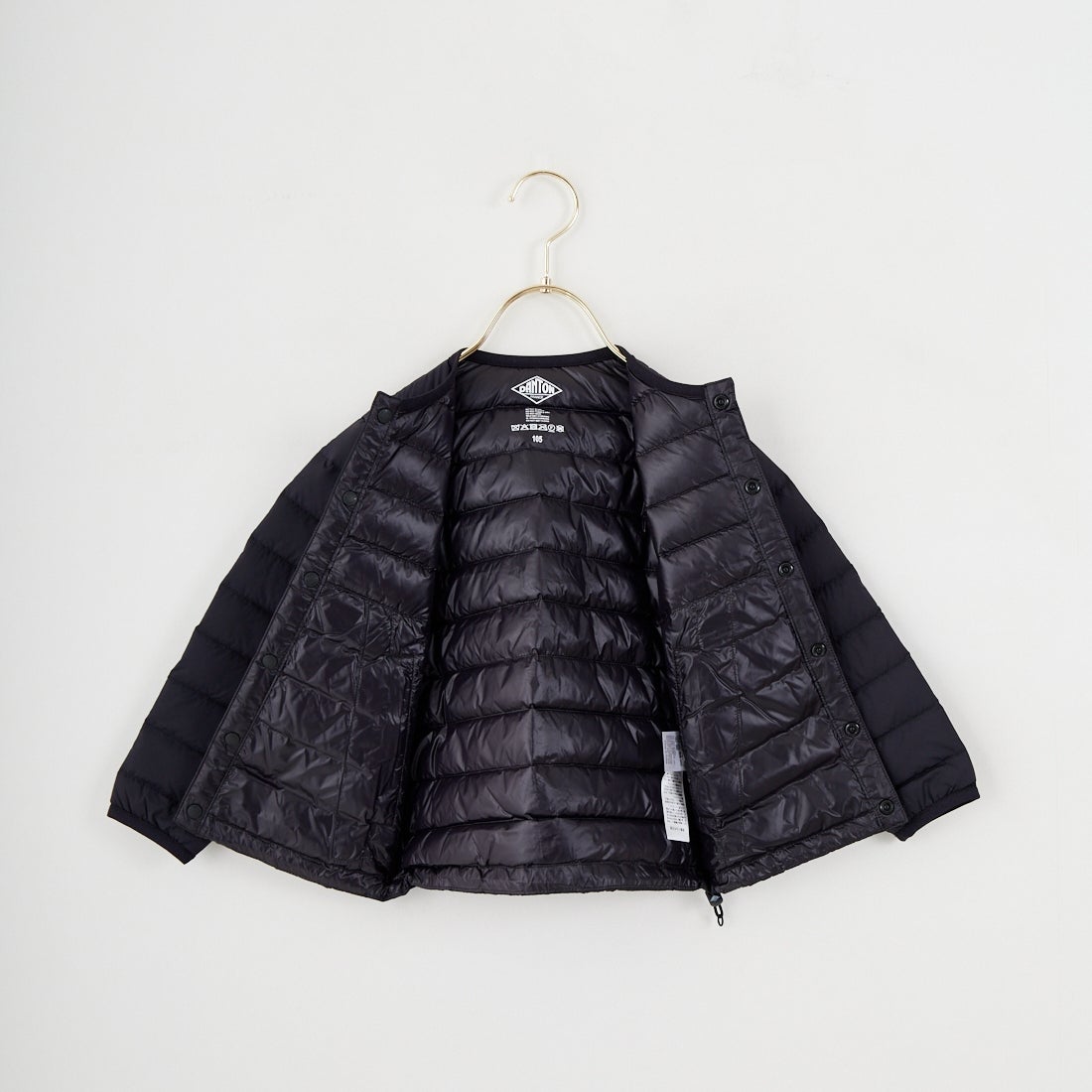 DANTON [ダントン] キッズ インナーダウン ジャケット [DT-A0047RRT] BLACK