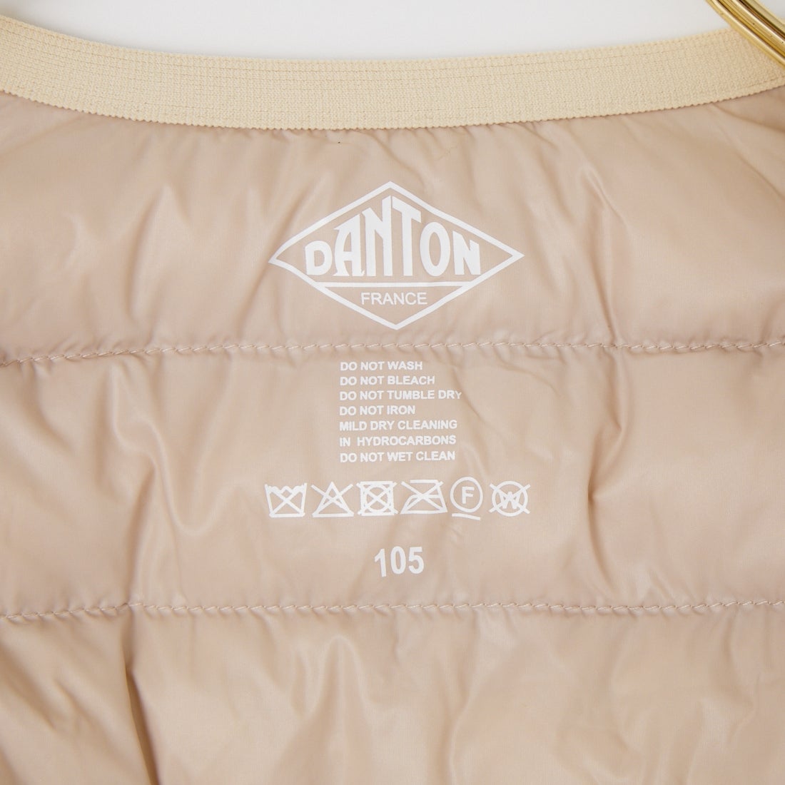 DANTON [ダントン] キッズ インナーダウン ジャケット [DT-A0047RRT] OYSTER WHT