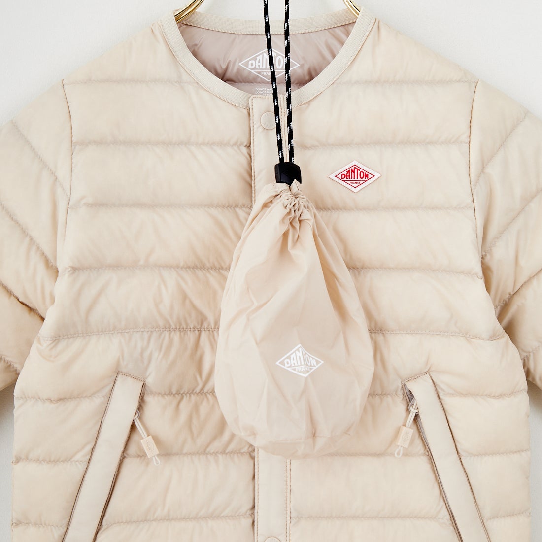 DANTON [ダントン] キッズ インナーダウン ジャケット [DT-A0047RRT] OYSTER WHT