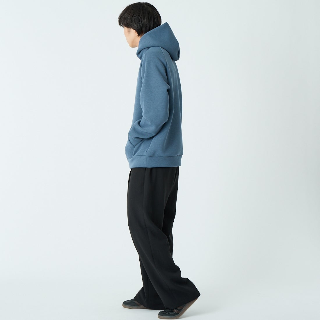 THE NORTH FACE [ザ ノースフェイス] テックエアースウェットフーディ [NT62583] SL &&モデル身長：179cm 着用サイズ：L&&