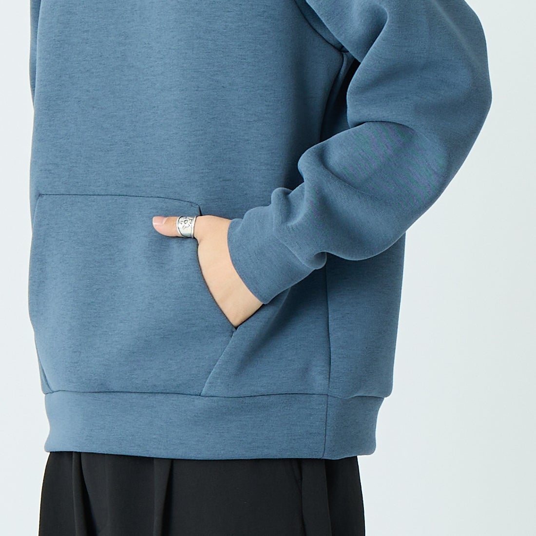 THE NORTH FACE [ザ ノースフェイス] テックエアースウェットフーディ [NT62583] SL &&モデル身長：179cm 着用サイズ：L&&