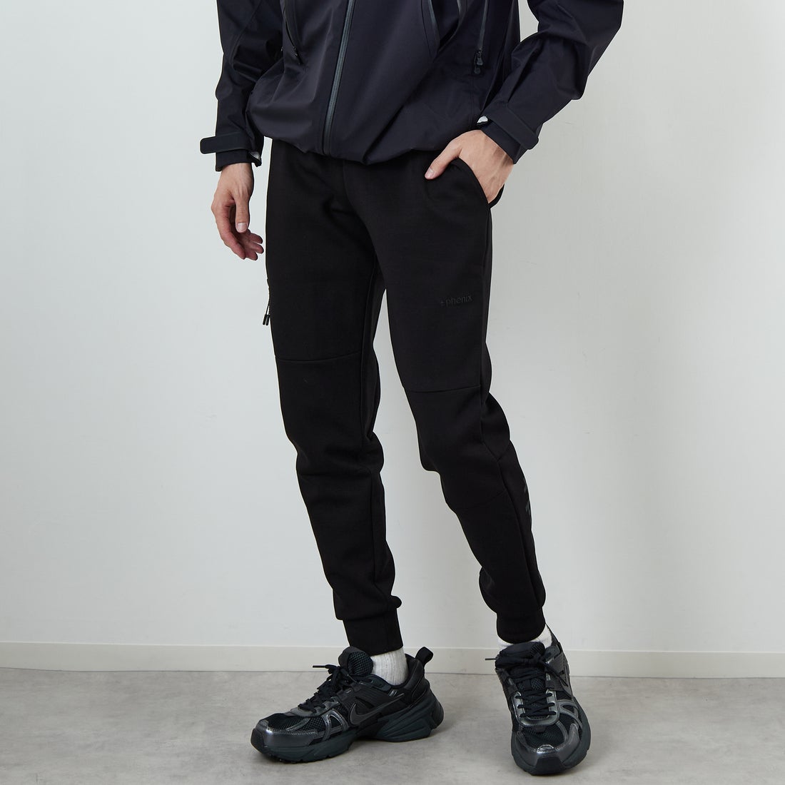 BLACK&&モデル身長：168cm 着用サイズ：M&&