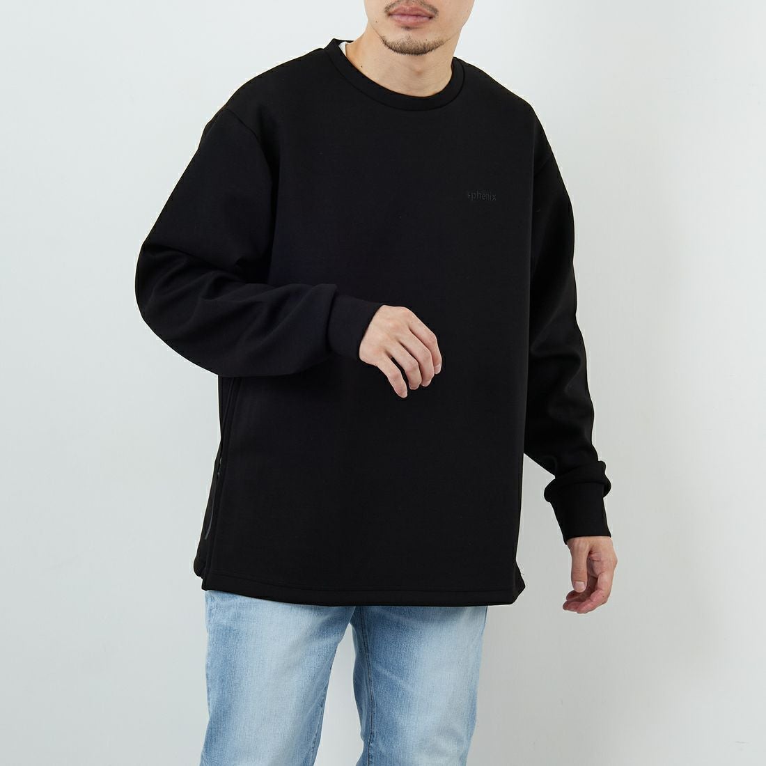 BLACK&&モデル身長：168cm 着用サイズ：M&&